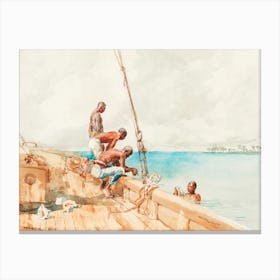 The Conch Divers (1885), Winslow Homer Canvas Print