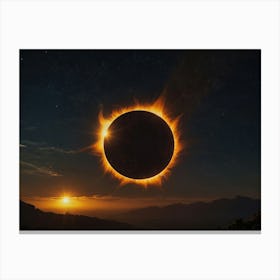 Solar Eclipse 9 Canvas Print