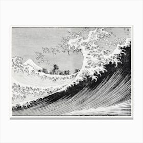 One Hundred Views Of Mount Fuji (1835) , Katsushika Hokusai Canvas Print