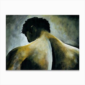 Art091 Male Back Saatchi Canvas Print