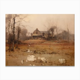 Rustic Fall Country Landscape Canvas Print