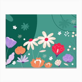 Floral Garden Canvas Print