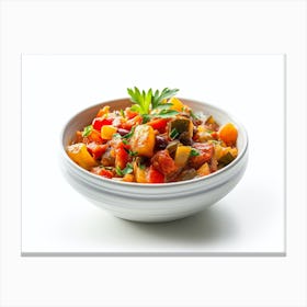 Vegetable Stew In A Bowl 6 Canvas Print