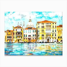 Seaside Suites - Canal Venice Canvas Print