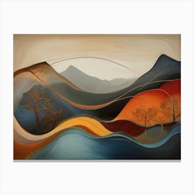 Abstract Landscape 13 Canvas Print