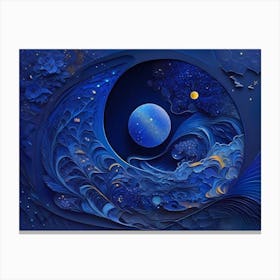 Indigo Night Canvas Print