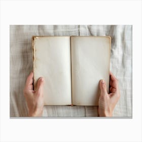 Blank Book (3) Canvas Print