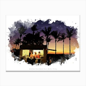 Mindil Beach Sunset Market, Darwin, Northern Territory Canvas Print