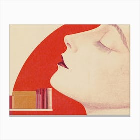 Woman'S Face 50 Canvas Print