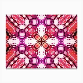 Pink Fractal Abstract Texture 2 Canvas Print