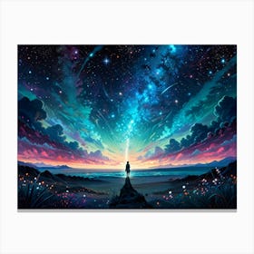 Galaxy Sky Canvas Print