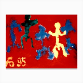 Colorful Dancers Canvas Print