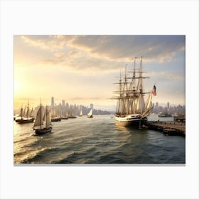 New York Harbor 2 Canvas Print