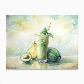 Avocado Smoothie Vietnam (1) Canvas Print