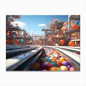 The Acme Plastic Ball Factory No5 Canvas Print