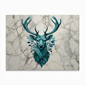 Deer Head Canvas Print