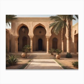 Arabic architectural 11 Canvas Print