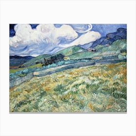 Landscape From Saint Rémy (1889), Vincent Van Gogh Canvas Print