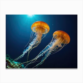 Underwater ART Canvas Print