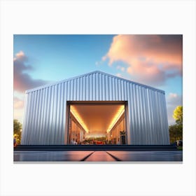 Modern Building Canvas Print