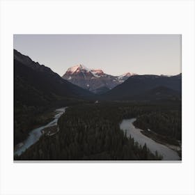 Split Mountain River Canvas Print