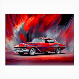 Red Car 3 Canvas Print