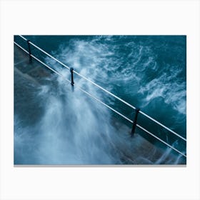 Slow Motion On The Ocean Canvas Print