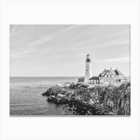 Light House Island Canvas Print