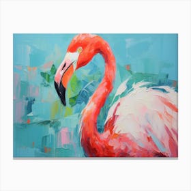 Flamingo Painting 3 Canvas Print