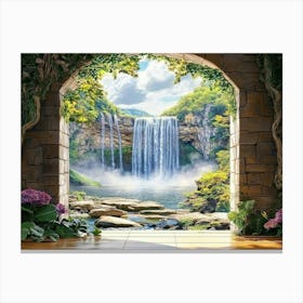 Waterfall 2 Canvas Print