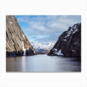 Entrance to Trollfjord, Norway 1 Canvas Print