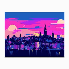 Stockholm Skyline Canvas Print
