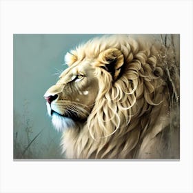 Lion Portrait 33 Canvas Print