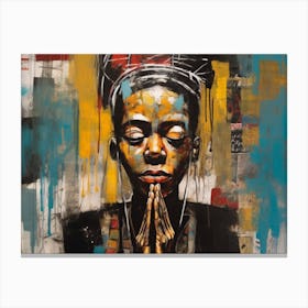 'Praying Woman' Canvas Print