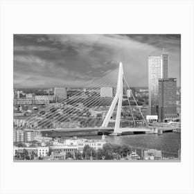 View From The Euromast With Erasmusbrug Canvas Print
