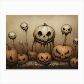 Halloween Pumpkins 17 Canvas Print