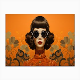 Woman In Sunglasses 9 Canvas Print