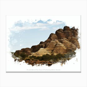 Purnululu National Park, Broome & The Kimberley, Western Australia Canvas Print