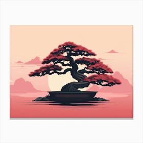 Bonsai Tree Art Print Canvas Print