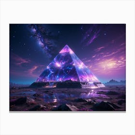 Pyramid In The Sky Canvas Print