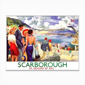 Scarborough Beach Canvas Print