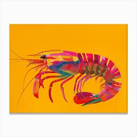 Colorful Shrimp Canvas Print