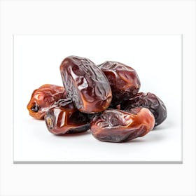 Dates On A White Background 7 Canvas Print