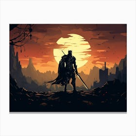 Dark Knight Art Print Canvas Print