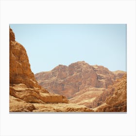 Mountain In The Desert Canvas Print