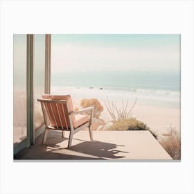 California Dreaming - Alone in the Ocean Canvas Print