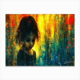 Dream Moods - Little Girl Dreams Canvas Print