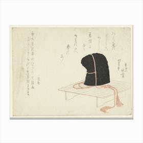 A Comparison Of Genroku Poems And Shells, Katsushika Hokusai 40 Canvas Print