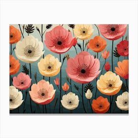 Poppies 6 Canvas Print