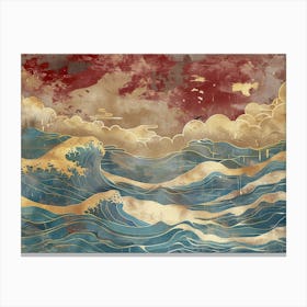 Ocean Waves 2 Canvas Print